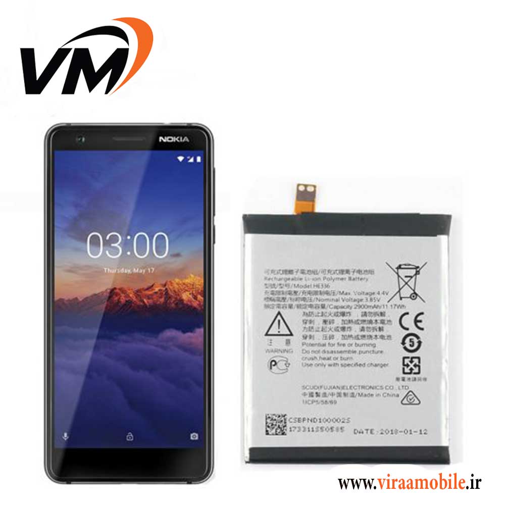 باتری اصلی نوکیا Nokia 3.1 — تصویر ۲